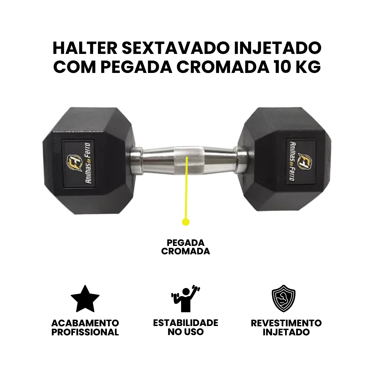 Halter Sextavado Injetado